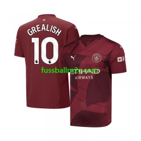 Fußballtrikots Manchester City Jack Grealish 10 Ausweich Trikotsatz 2024-2025